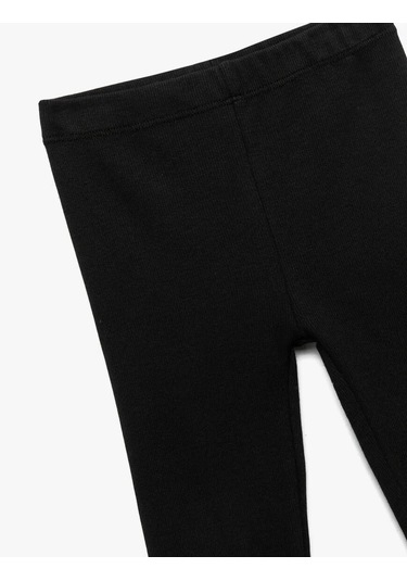 Koton Siyah Kız Bebek Tayt 6wmg40077ak Siyah