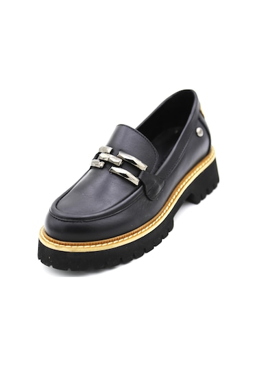 Mammamia 3695-lx Kadın Deri Ayakkabı Siyah