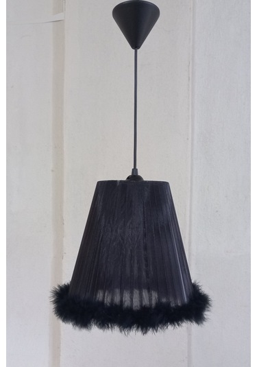 N-50 Siyah Organze Yatak Odası Çocuk Ve Bebek Odası Avize Siyah