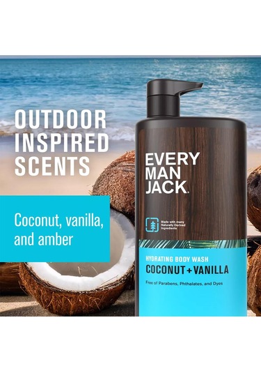Every Man Jack Coconut + Vanilla Nemlendirici Duş Jeli 710ml Diğer