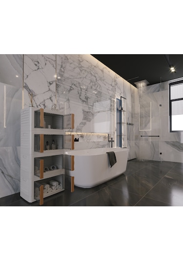 Hi-box 2'li Katlanabilir Istiflenebilir Çok Amaçlı Eşya Dolabı Krem