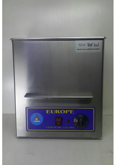 Kuyumcu Ultrasonik Yıkama Makinesi 12 Litre Gri