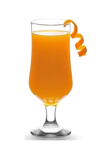 LAV Nevakar Cam Kokteyl Bardağı 6'lı 385 ml (Meşrubat/Smoothie /Milkshake/Soğuk Kahve Bardağı )