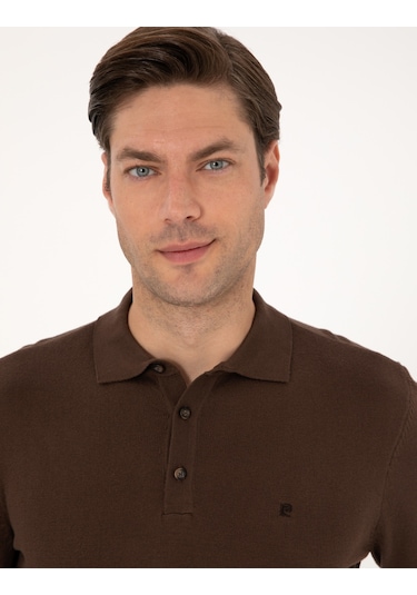 Pierre Cardin Erkek Kahverengi Kazak /triko 50314189-vr029 Kahverengi