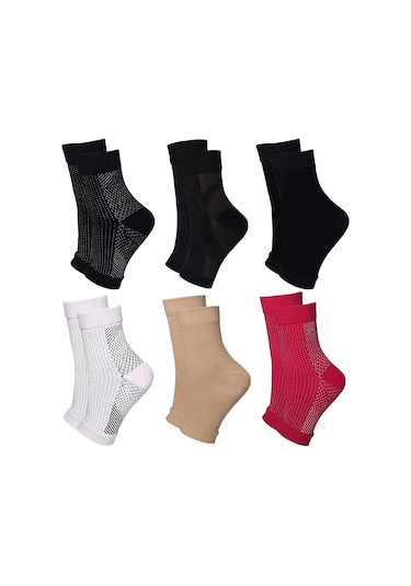 6 Çift Dr Sock Soothers Çoraplar Anti Yorgunluk Kompresyon Ayak Kılıfı Destek Bandı Erkekler Ve Kadınlar İçin, Ağrı İçin Bakır Ayak Kompresyon Kılıfı L/xl Çok Renkli 6 Çift Dr Sock Soothers Çoraplar Anti Yorgunluk Kompresyon Ayak Kılıfı Destek Bandı Erkekler Ve Kadınlar İçin, Ağrı İçin Bakır Ayak Kompresyon Kılıfı L/xl Çok Renkli