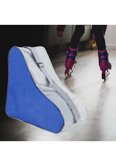 Suntek Paten Çantası Taşıma Ayakkabıları Saklama Mavi Mavi