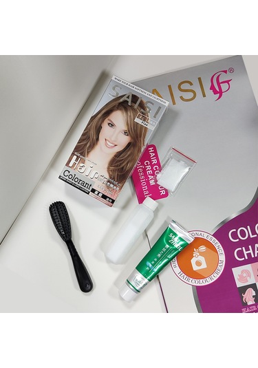 Vkemall 60ml Saç Boyası - Evde Kolay Uygulama - Üzüm Moru Renk - Cilt Dostu Formül