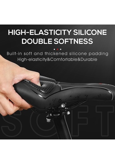 Dancemonkey Bisiklet Koltuğu Yastıklı Sele Minderi, Erkek Kadın Mtb Bisiklet Koltuğu Minderi, Çok Renkli Çok Renkli