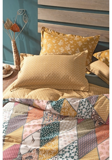 Yataş Astrid Ranforce Tek Kişilik Nevresim Seti - Hardal