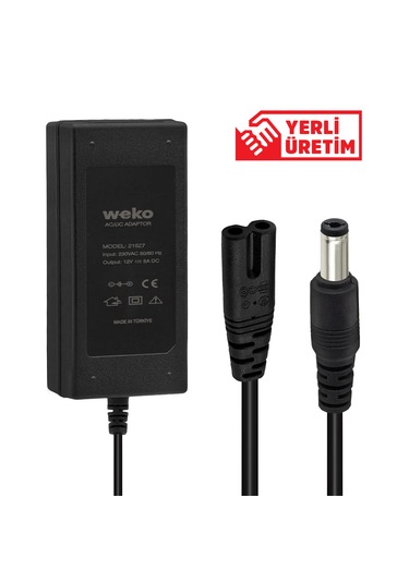 12v 5a Adaptör Led Modem Tft 5.5 2.5mm Standart Soket