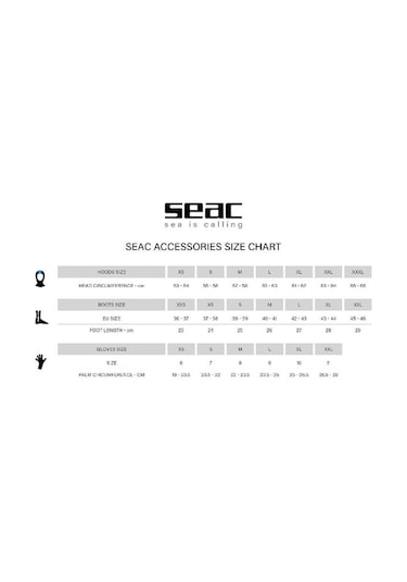 Seac Sub Corap Anatomıc Hd 5 Mm (554926502) Çok Renkli