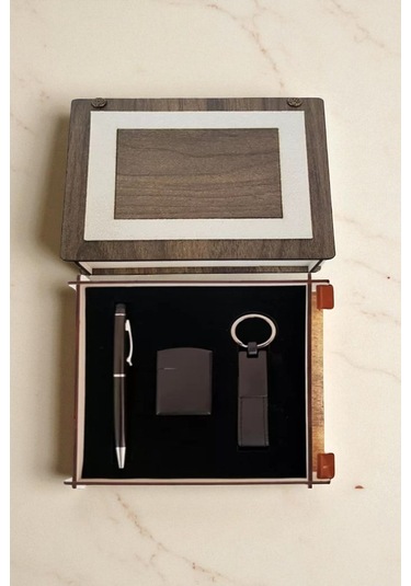 Hediye Kalem Anahtarlık Ve Çakmak Seti