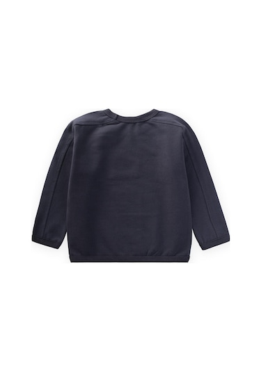 Cigit Nakışlı Sweatshirt 1-7 Yaş Antrasit Antrasit
