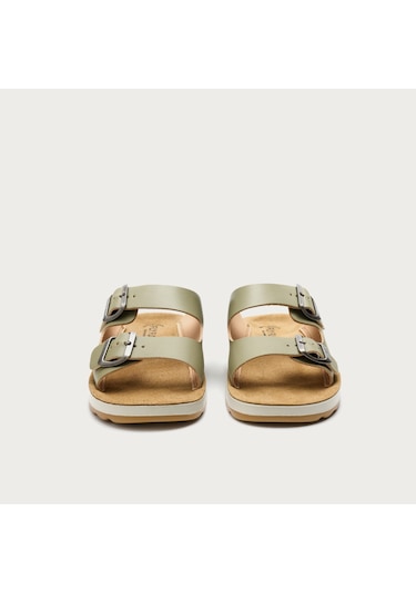 6347-light Green Terlik Kadın Diğer 77 G64 2c Fly Flot Sandal Synthetıc