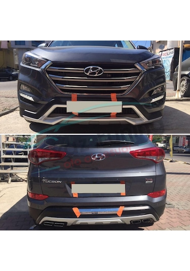 Hyundai Tucson Ön Arka Tampon Koruma Difüzör 2015-2016-2017-2018 Turbosuz