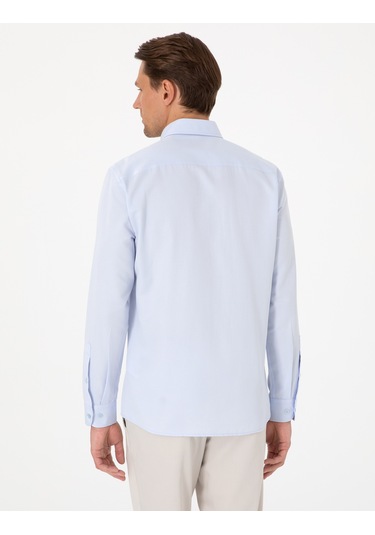 Pierre Cardin Erkek Açık Mavi Gömlek Desenli 50306996-vr003 Açik Mavi