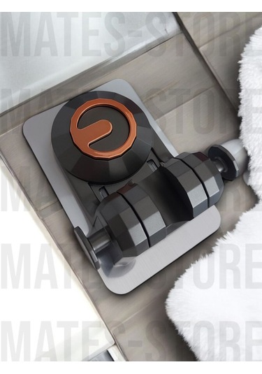 Lüks Duş Başlığı Askısı Yapışkanlımafsal Gri Gri