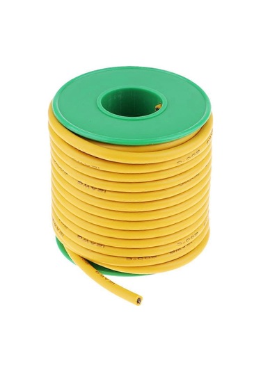 12 Awg Silikon Kablo Esnek 7 Metre Yüksek Sıcaklık Silikon Kablo Sarı