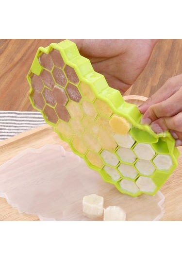 37 Izgara Buz Küpleri Petek Dondurma Makinesi Formu Dıy Kalıp Buzlu Şeker Kalıpları Yoğurt Buz Kutusu Buzdolabı Davranır Dondurucu Yeşil Yeşil