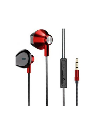 Cep Telefonu Kablolu Kulaklık, Metal Ağır Bass -