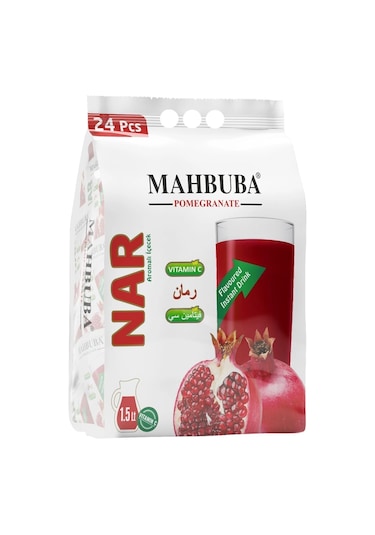 Mahbuba Nar Aromalı Soğuk Toz Içecek 24x11.2gr 11.2 G