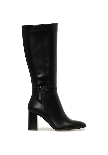 Butigo 25k-8146 5pr Siyah Kadın Topuklu Çizme 000000000102051259 Siyah