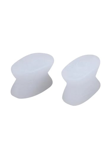 2 Adet 1 Çift Jel Ayak Ayırıcı Ayak Bakımı Spacer Silikon Düzleştirici Parmak Valgus Halluks Bunyon Koruyucu Ortopedik Düzeltici Açık Gri