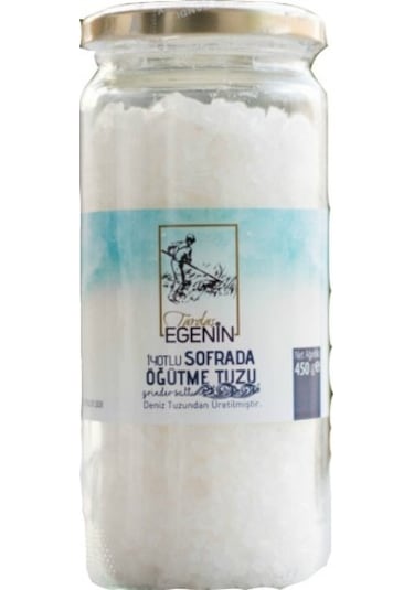 Tardaş Egenin İyotlu Sofrada Öğütme Deniz Tuzu 450 G