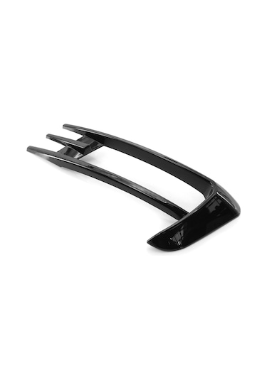 Wezone Volkswagen Golf Mk7 2014-2017 Ön Tampon Faro Çerçeve Decoru, Abs Malzeme, Siyah Renk, Sol Ve Sağ Seti