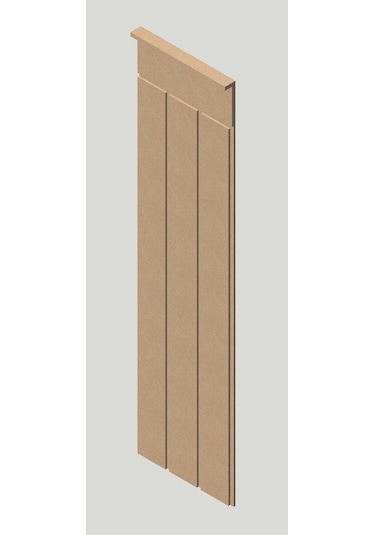 DUVAR PANELİ 27 cm Genişlik x 105 cm Ham mdf Duvar paneli ( 10 mm