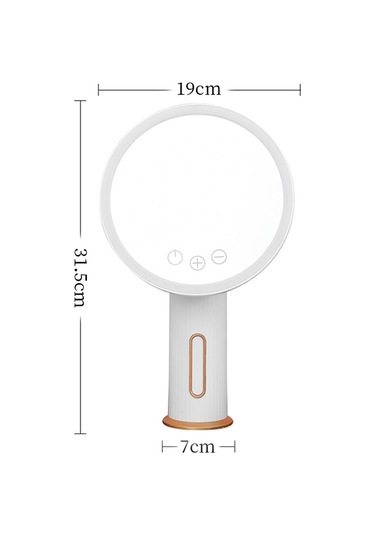 Sones Akıllı Led Masaüstü Makyaj Aynası Dolgu Işığı, Beyaz Işık Beyaz