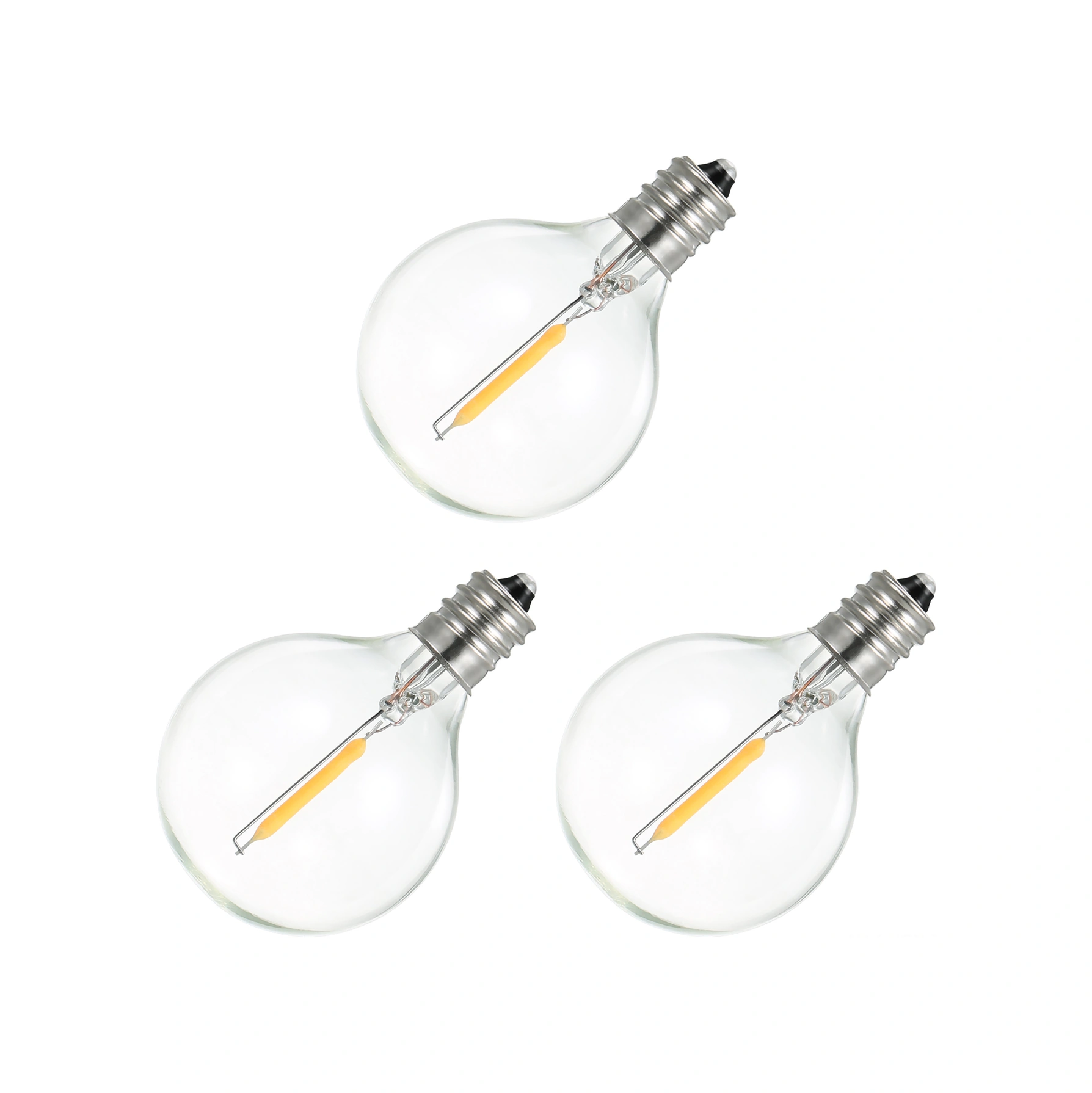 Youmex G40 Led Ampul E12 Yuva 1w 220-230v Islak Beyaz Işık, 3 Adet Ithalat, Aydınlatma Ve Dekorasyon İçin Uygun