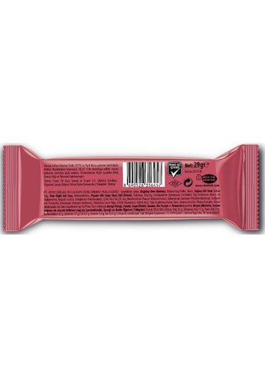 Beyaz Çikolata Kaplı Çilek Kremalı Gofret 29 G X 35 Adet
