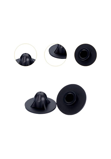 Dolıty 10x Moon Sandalye Ayak Örtüsü Patio Arka Bahçe 15-mm Siyah Çok Renkli