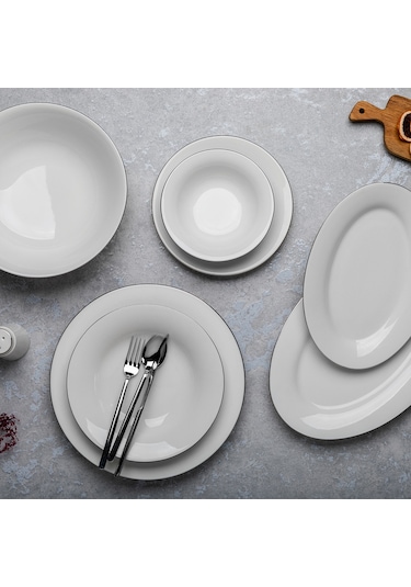 Aryıldız AR038130 Capella Silver 30 Parça Yemek Takımı