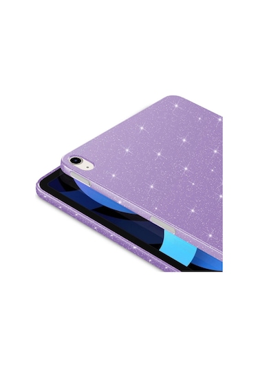Apsuwa Apple Uyumlu iPad 10.9 2022 5.nesil Kılıf Koton Simli Silikon