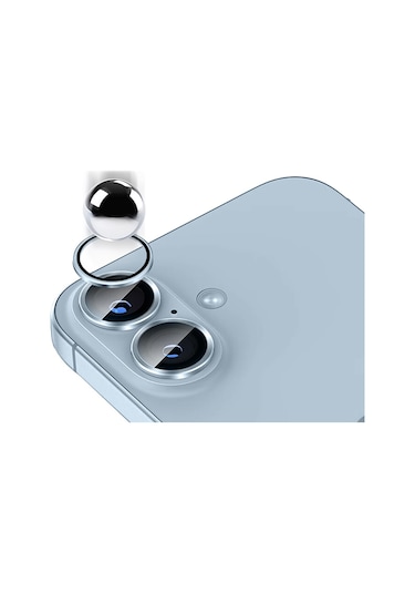 Apple Uyumlu iPhone 17 Zore Mikro Kamera Lens Koruyucu Siyah