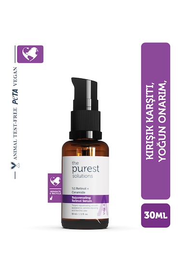 The Purest Solutions Vita-A Rejuvenating Retinol Serum (%1 Retino) 30 ML