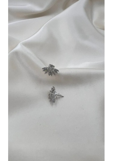 Bb Çelik Çoklu Görünümlü Badem Küpe Gümüş