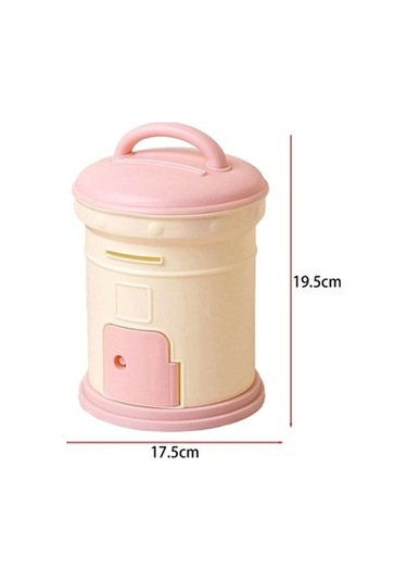 Lijinxu Magideal Posta Kutusu Kumbara Masa Üstü Süsleme Raf Pembe