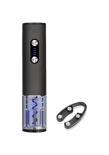 Elektrikli Şarap Açacağı Seti - Folyo Kesicili Otomatik Tirbuşon Diğer