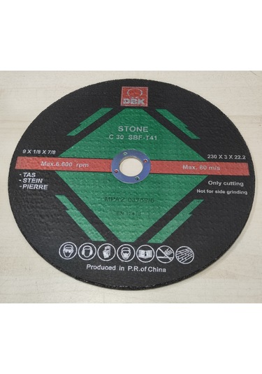 Dbk 230x3 Stone Mermer-granit Doğal Taş Kesme Diski