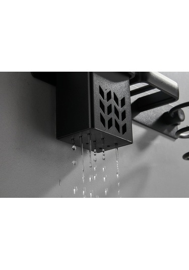 Wondernest Saç Kurutma Ve Düzleştirici Makinesi, Lichen Banyo Tutucusu Siyah