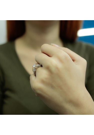 Lova Toplam 0,57 Karat Pırlanta Tektaş Yüzük - 1010058