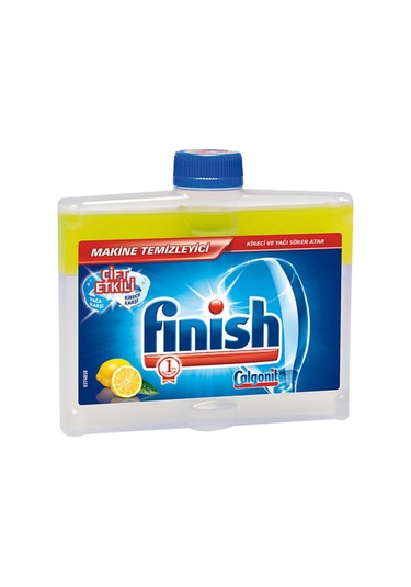 Finish Bulaşık Makinesi Temizleyici 4 x 250 ML + Finish Limonlu Bulaşık Makinesi Temizleyici Sıvı 4 x 250 ML