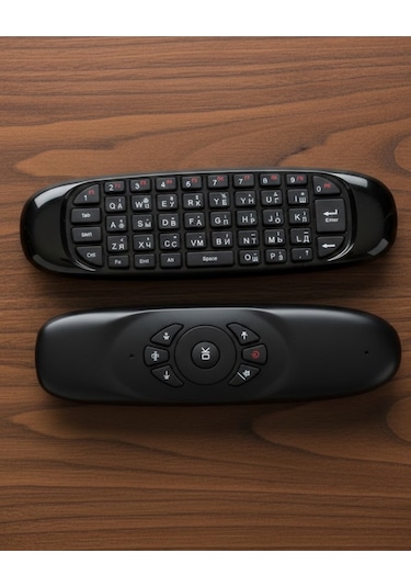 Çift Taraflı Hava Mouse Kablosuz Klavye Ve Uzaktan Kumanda