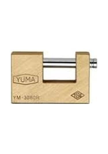 Geniş - Sarı Kayar Milli Pimli Kilit 80mm 5570