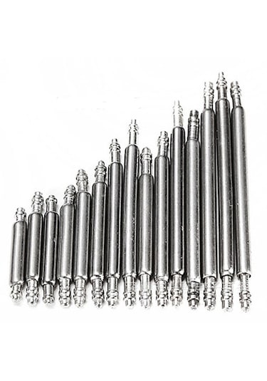 Paslanmaz Çelik Saat Pimi Yaylı Susta 40 Adet Karışık