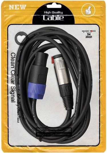 Magicvoice Ld384 Spekon Erkek - 6.3mm Dişi Çevirici 3metre Kablo