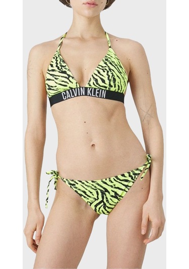 Calvin Klein Bayan Bikini Altı Kw0kw02336 0ıc Yeşil-siyah Calvin Klein Bayan Bikini Altı Kw0kw02336 0ıc Yeşil-siyah